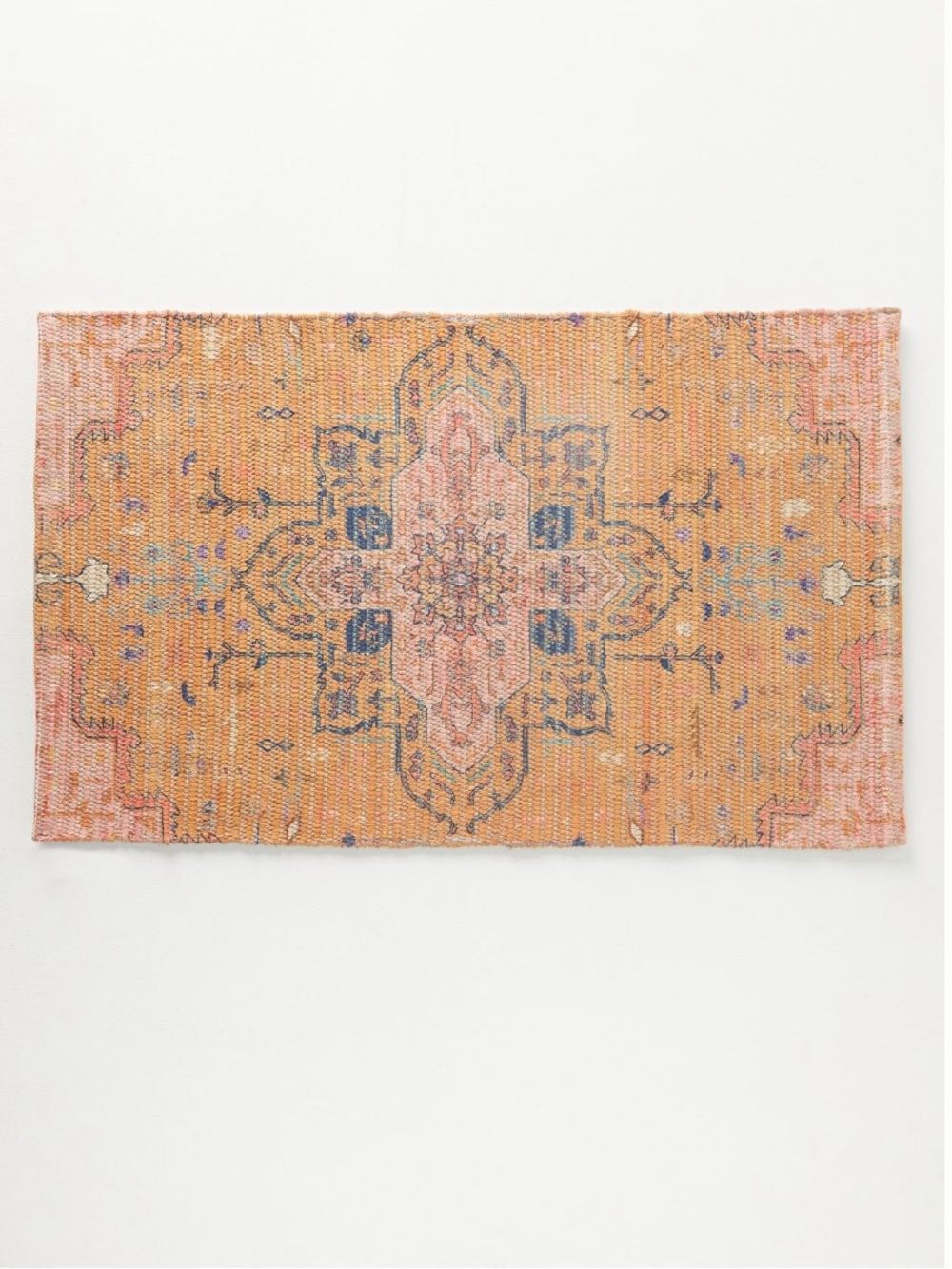 anthropologie Maribelle Cotton Printed Bath Mat